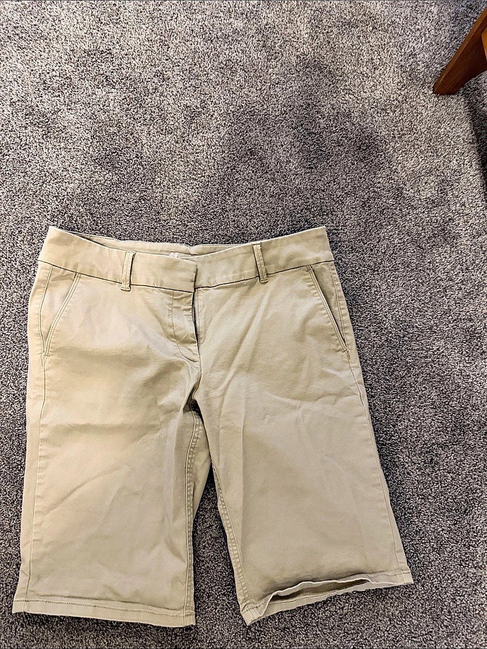 Women’s shorts in beige